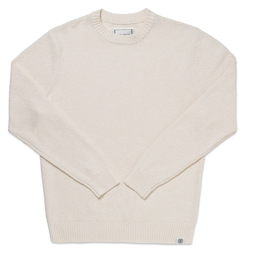 Men's Cream Fisherman Sweater